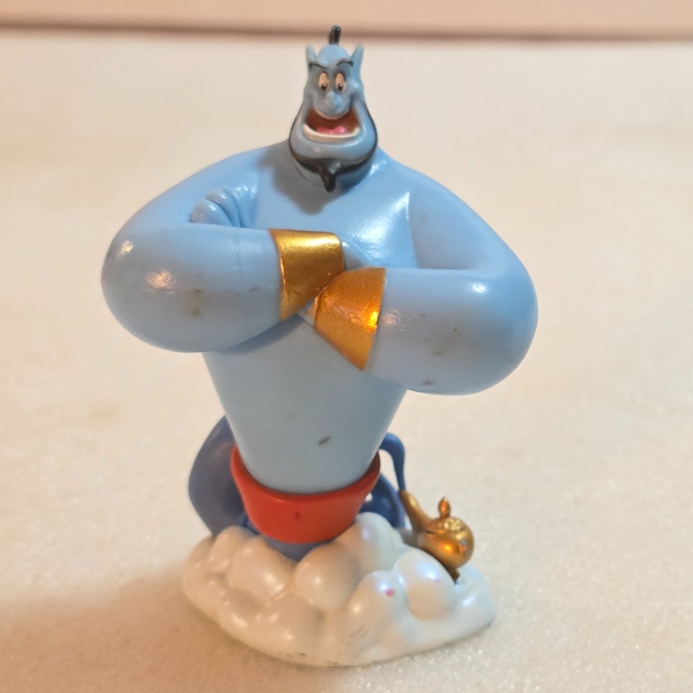 Disney Aladdin GENIE with Lamp Toy Figure Cake Topper PVC 4"
